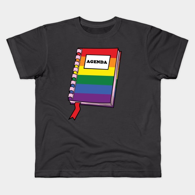 Gay Agenda Kids T-Shirt by StudioPM71